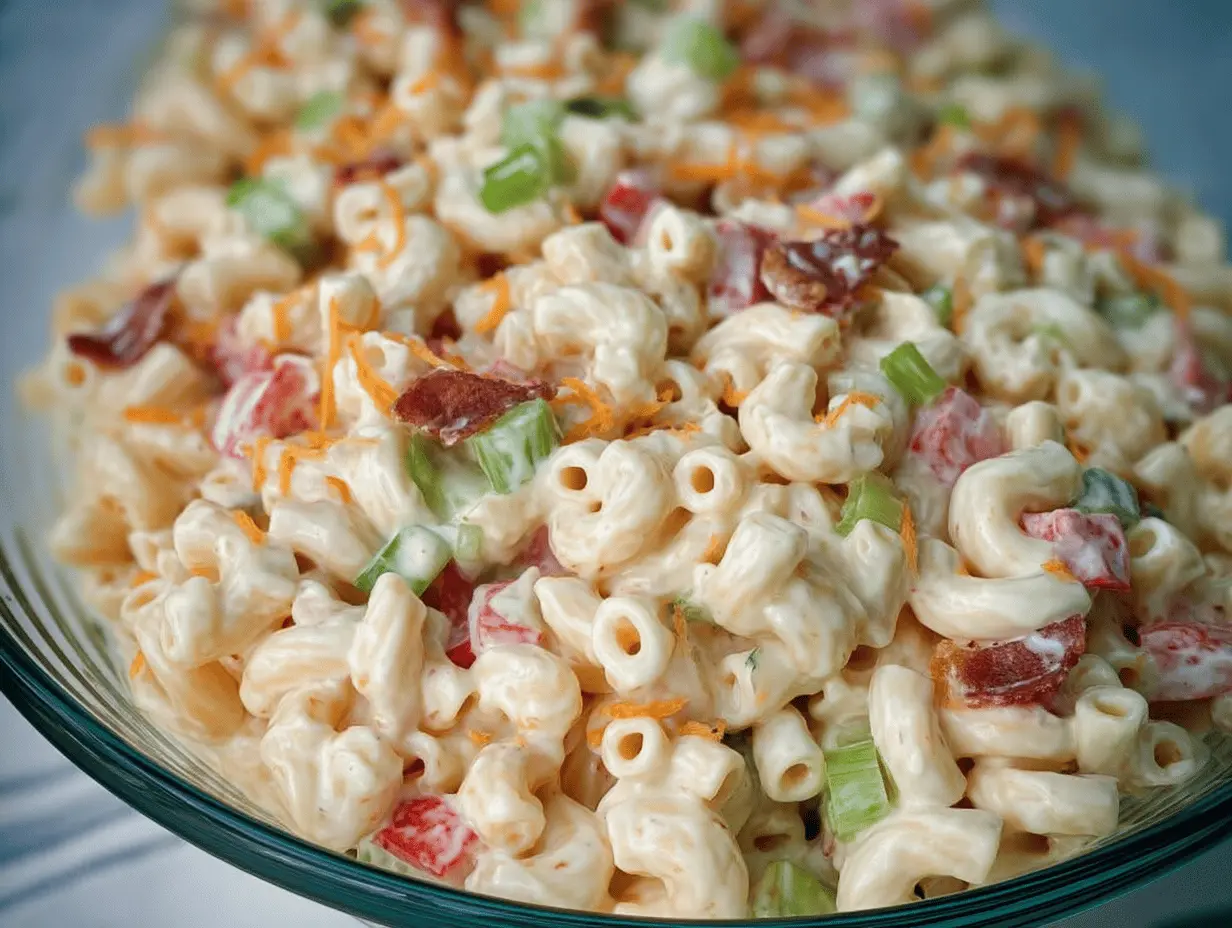 Guy Fieri’s Mac-Daddi-Roni Salad: A Creamy Twist on a Classic!