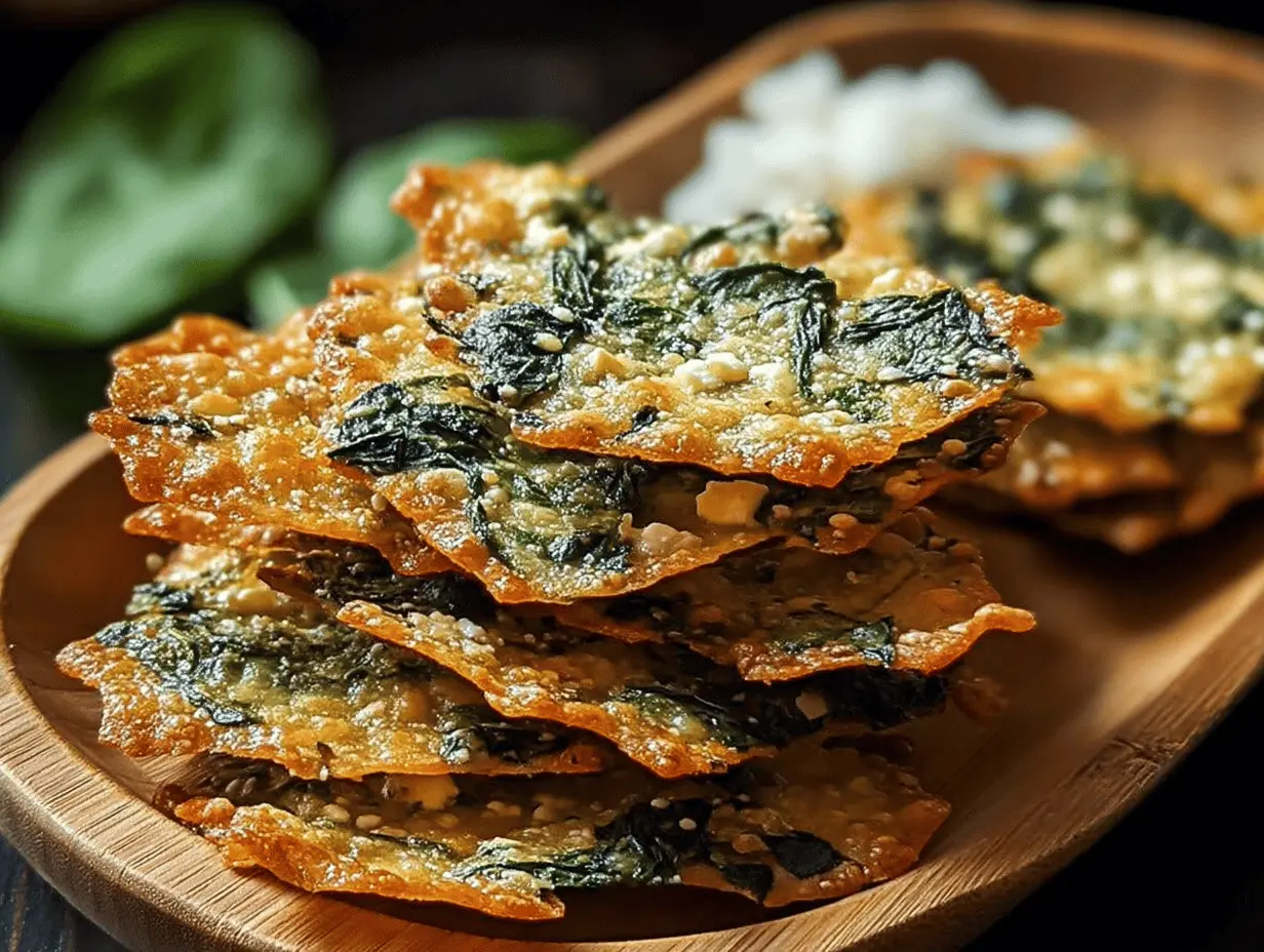 Irresistible Mediterranean Spinach and Feta Crisps Recipe
