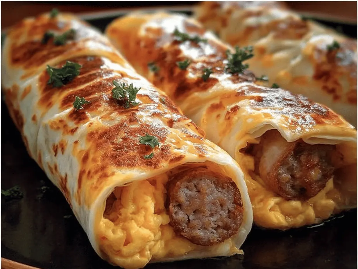 Irresistible Sausage Egg and Cheese Breakfast Roll-Ups: Your New Go-To Morning Treat